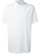 Joseph Classic Short Sleeve Shirt, Men's, Size: 40, White, Cotton/polyamide/spandex/elastane