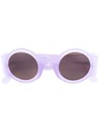 Round-frame Sunglasses - Women - Acetate - One Size, Pink/purple, Acetate, Linda Farrow