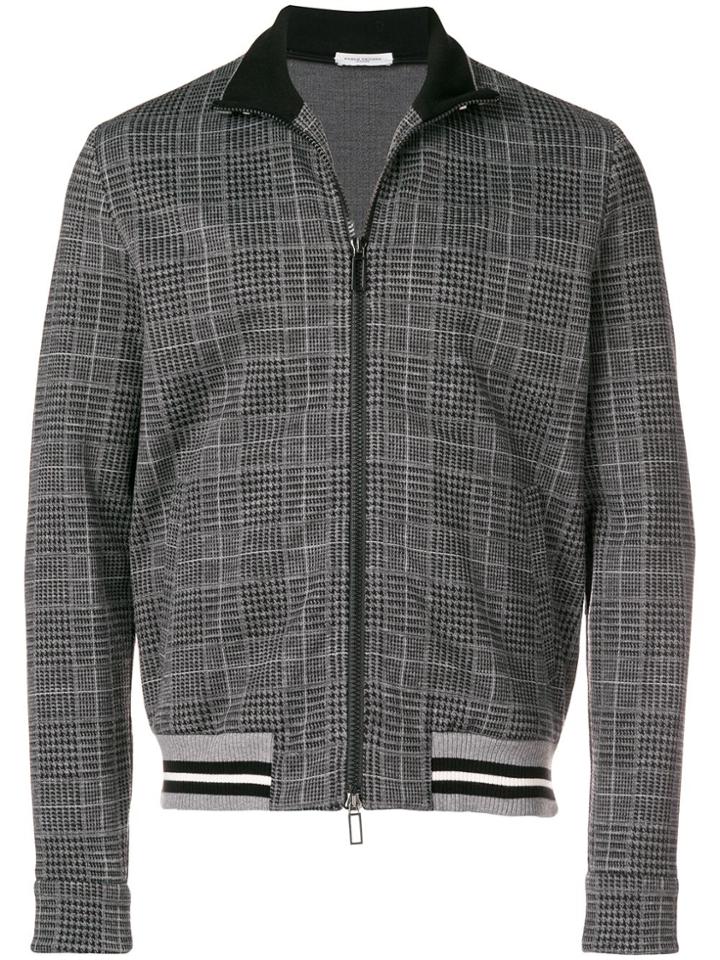 Paolo Pecora Zipped Bomber Jacket - Grey