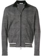 Paolo Pecora Zipped Bomber Jacket - Grey