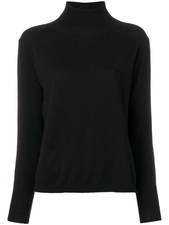 8pm Light Turtleneck Sweater - Black