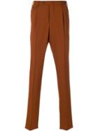 Pt01 Pleated Chinos - Brown