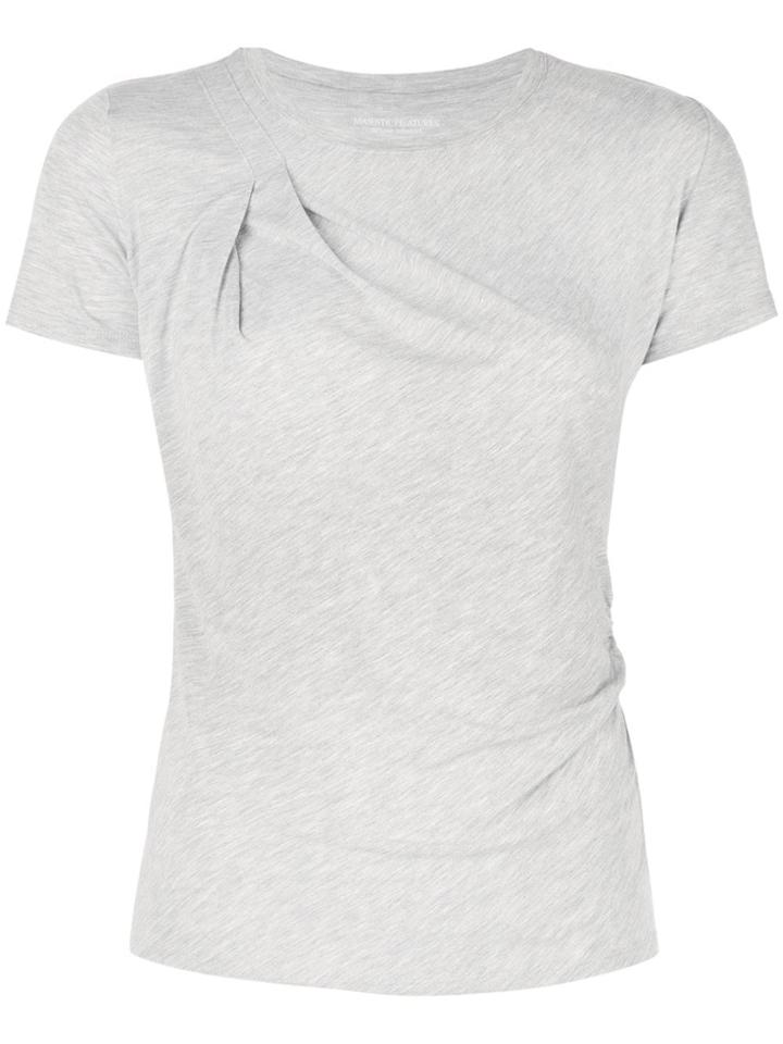 Majestic Filatures Short Sleeved Top - Grey