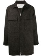 Jil Sander Boxy Fit Utility Coat - Grey