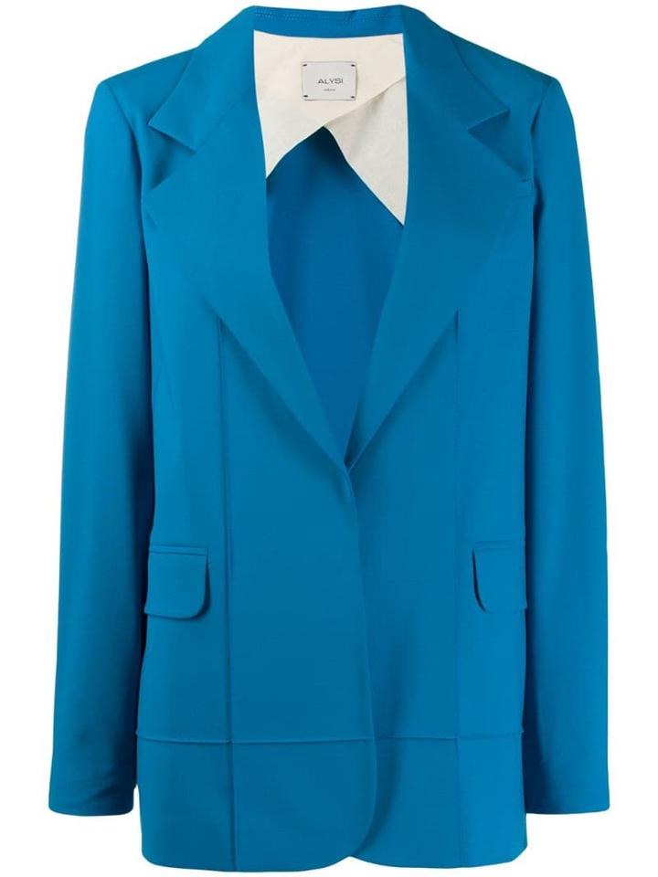 Alysi Oversized Blazer - Blue