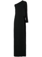Givenchy One Shoulder Evening Dress - Black