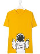 Stella Mccartney Kids Teen Space Man T-shirt - Yellow