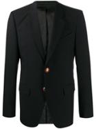 Givenchy Embossed Button Blazer - Black