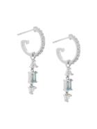 V Jewellery Christie Mini Hoop Earrings - Metallic