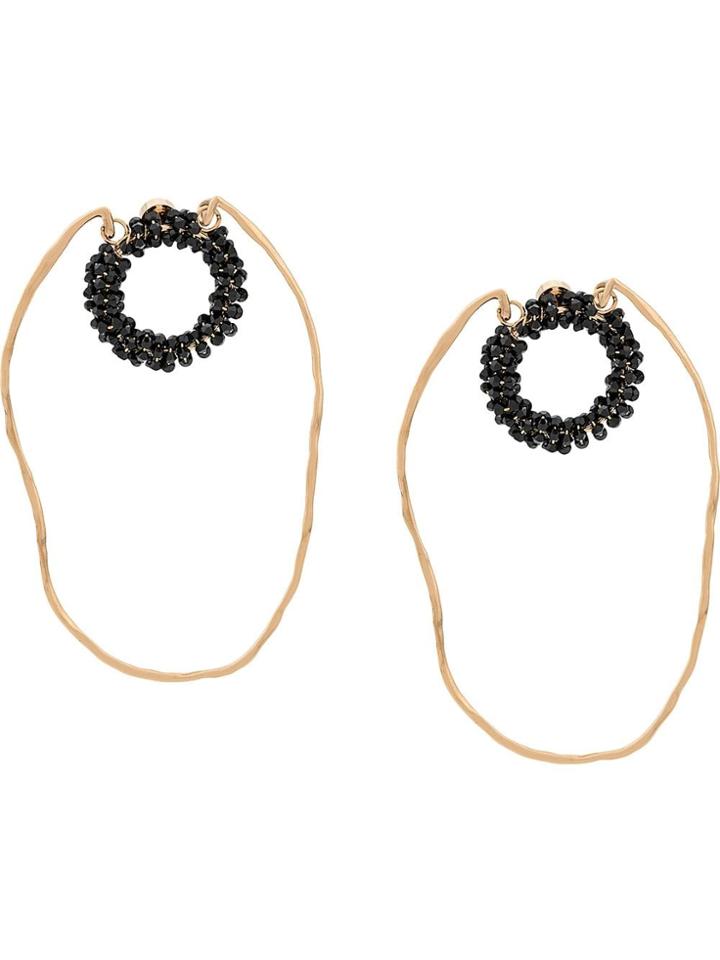 Jacquemus Hoop Earrings - Black