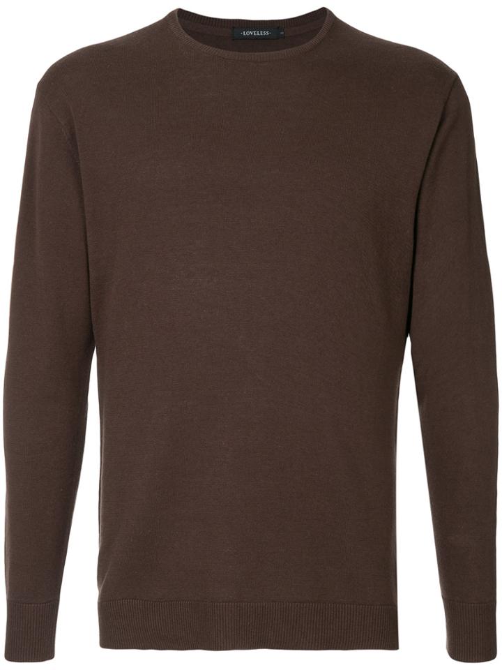 Loveless Fine Knit Sweater - Brown