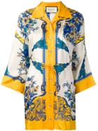 Gucci Printed Kimono Shirt - Yellow