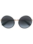 Dolce & Gabbana Eyewear Round Framed Sunglasses - Black