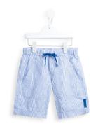 Mi Mi Sol Striped Bermuda Shorts