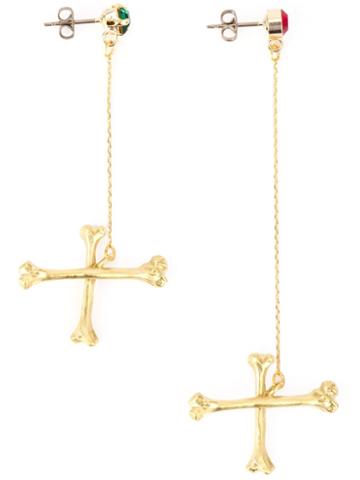 Sister Original Crossbones Pendant Earrings