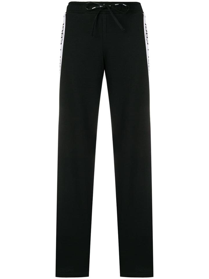 Fendi Side Logo Band Track Pants - Black