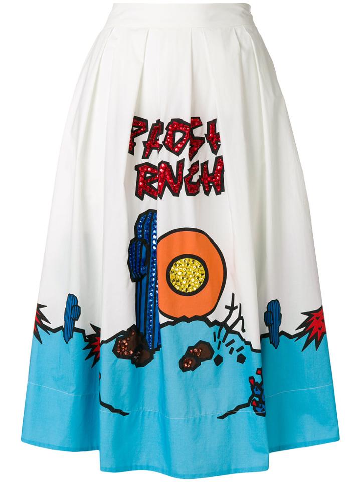 P.a.r.o.s.h. Caktus Skirt - White