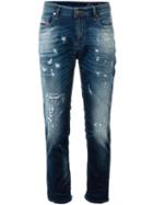 Diesel 'rizzo' Straight Jeans, Women's, Size: 27, Blue, Cotton/polyester/spandex/elastane