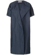 Marni Vintage Oversized Open-front Coat - Blue