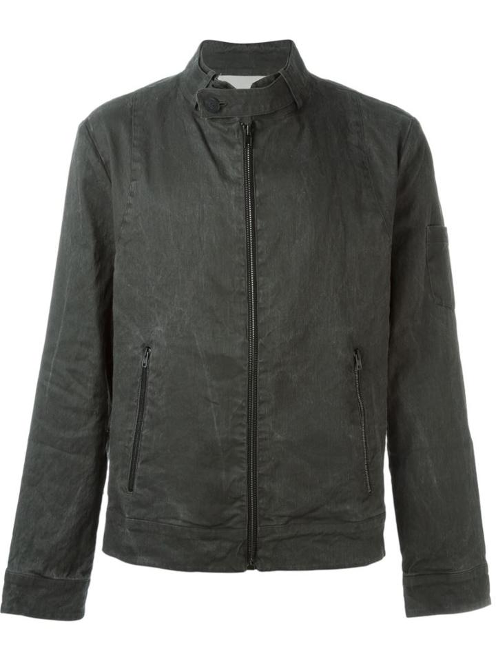 Isabel Benenato Front Zip Pocket Jacket