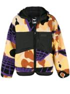 Pam Perks And Mini Printed Hooded Coat - Black