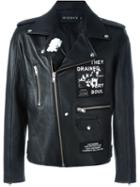 Misbhv 'new Beginnings' Biker Jacket, Men's, Size: Large, Black, Leather