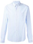 Ami Alexandre Mattiussi Button Down Shirt, Men's, Size: 41, Blue, Cotton