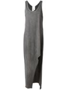 Lost & Found Rooms Long Tank Dress, Women's, Size: Small, Grey, Cotton