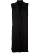 The Row 'silano' Sleeveless Cardigan, Women's, Size: Medium, Black, Viscose