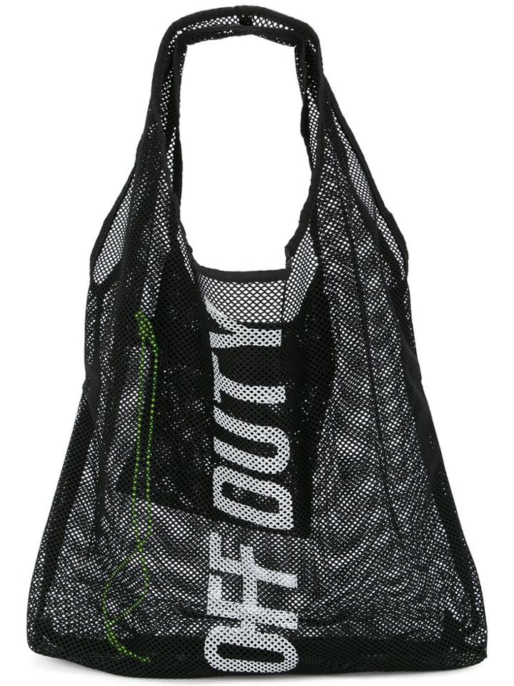 Off Duty Ryuu Mesh Tote - Black