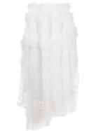 Jourden Twinkle Tulle Midi Skirt - White