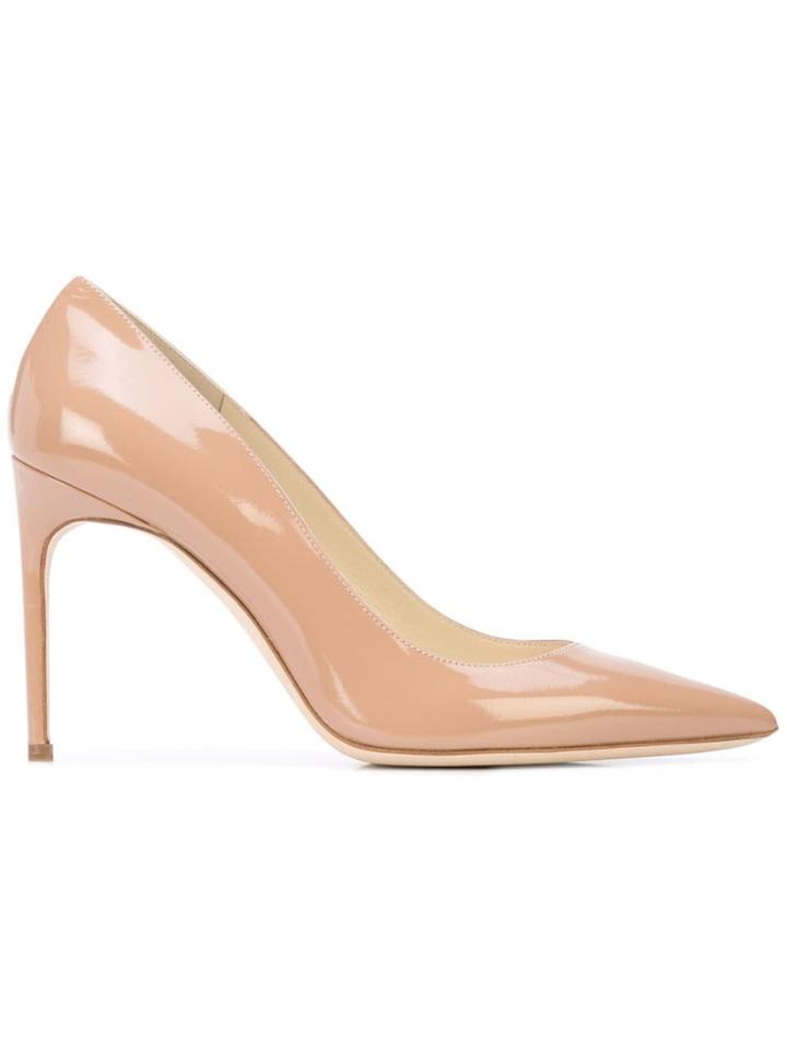 Brian Atwood Classic Pointed Pumps - Brown