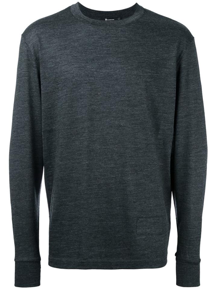 T By Alexander Wang Fine Knit T-shirt - Grey