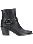 Pinko Carrara Ankle Boots - Black