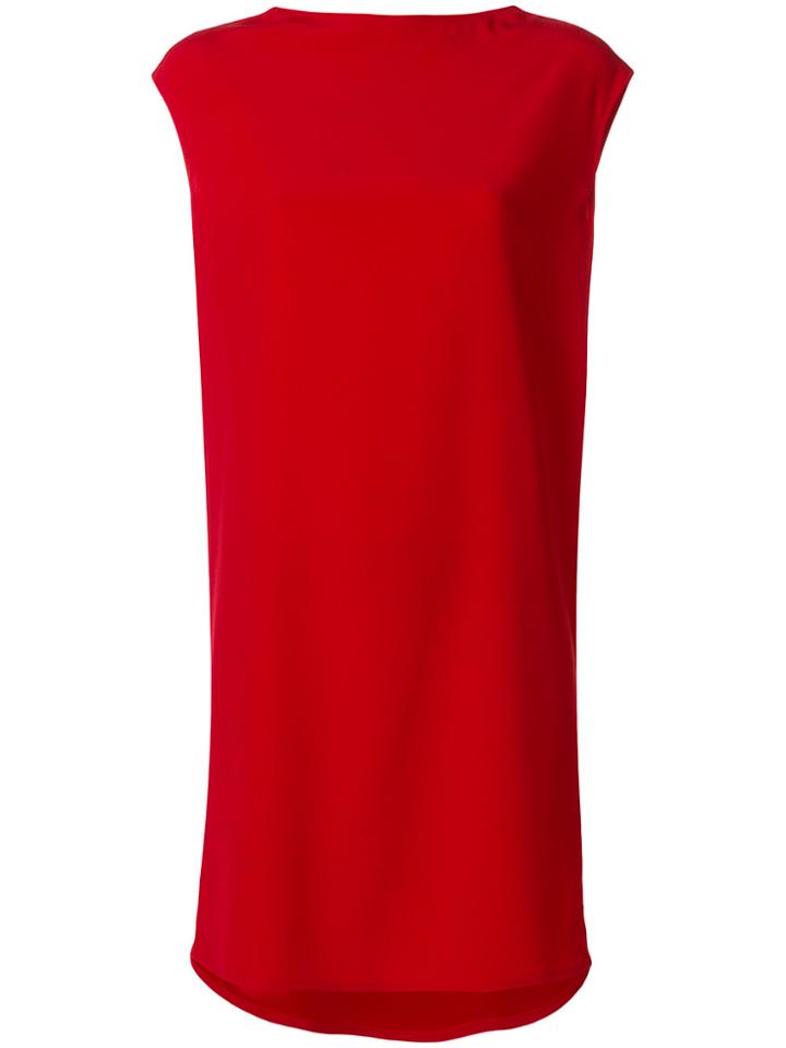 Gianluca Capannolo Gathered Back Shift Dress
