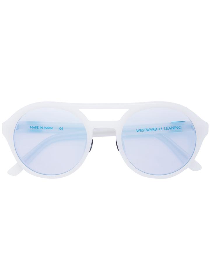 Westward Leaning Olympus Mons 04 Sunglasses - White