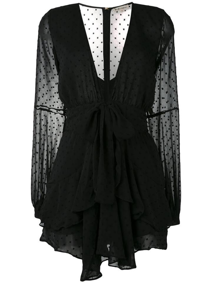 For Love And Lemons - Tarta Dress - Women - Polyester - S, Black, Polyester