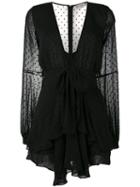 For Love And Lemons - Tarta Dress - Women - Polyester - S, Black, Polyester