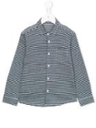 Il Gufo Striped Shirt, Boy's, Size: 8 Yrs, Blue