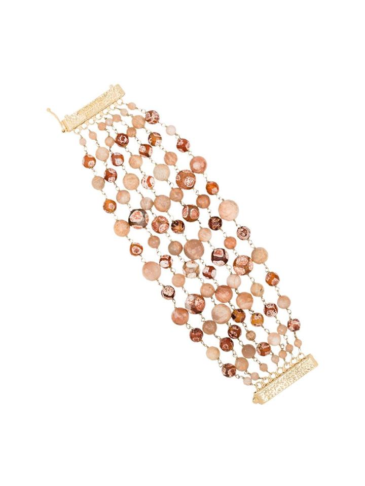 Rosantica Layered Bead Bracelet - Pink