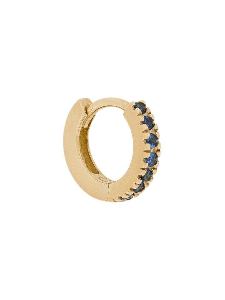 Otiumberg Ceylon Sapphire Huggie Hoop - Blue