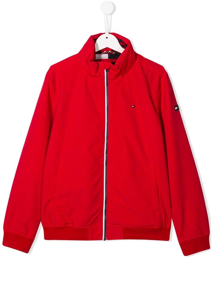 Tommy Hilfiger Junior Bomber Jacket - Red