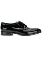 Giorgio Armani Patent Oxford Shoes - Black