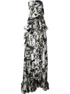 Roberto Cavalli Leopard Camouflage Tail Dress