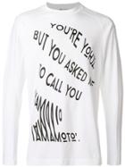 Y-3 Call T-shirt - White