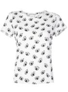 Alice+olivia Rylyn Eye Print T-shirt - White