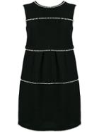 Edward Achour Paris Pearl Embellished Dress - Black