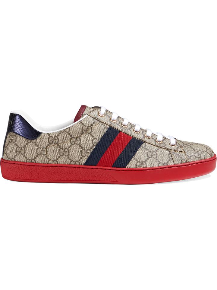 Gucci Ace Gg Supreme Sneaker - Nude & Neutrals