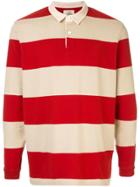 Kent & Curwen Miller Striped Rugby Shirt - Brown