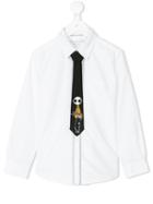 Little Marc Jacobs - Tie Shirt - Kids - Cotton - 4 Yrs, White